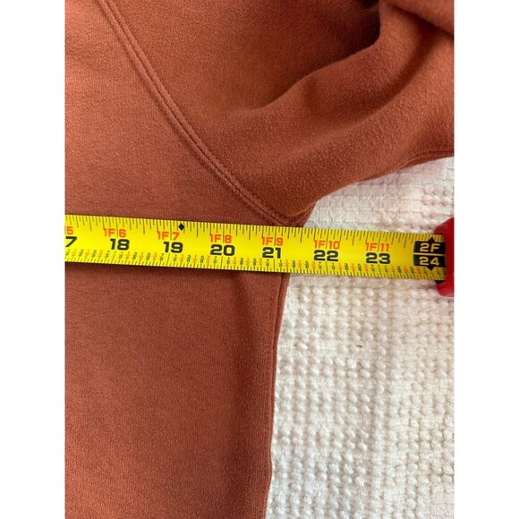 Abercrombie & Fitch Womens Sweatshirt M Rust Soft A&F Cropped Comfy Cozy Casual - Picture 7 of 9